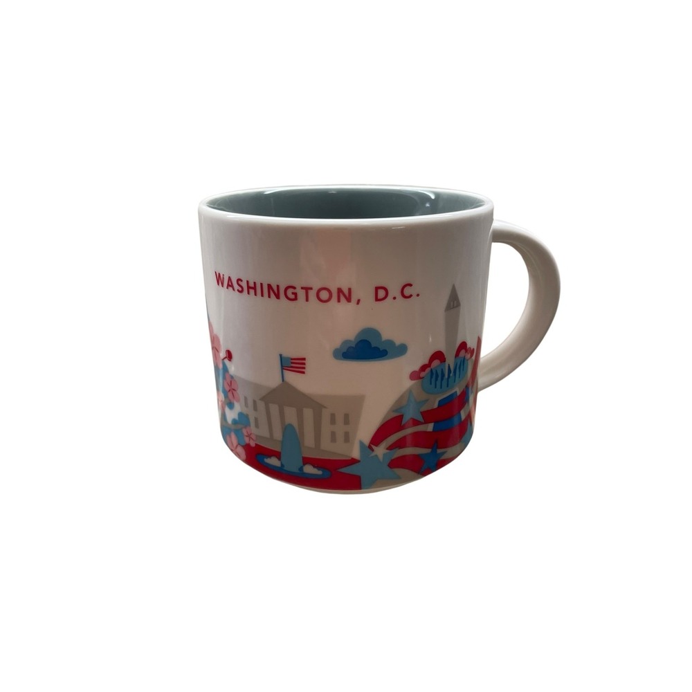 RETIRED Starbucks You Are Here‎ Collection Mug Washington DC 14oz Cherry Blossom